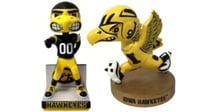 Both Iowa Hawkeyes Football Bobbleheads (5)