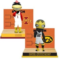 Both Iowa and Iowa State Dancing in March Bobbleheads (1)
