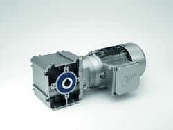 NORD_SK02040.1.jpg: With the new SK 02040.1 the NORD DRIVESYSTEMS range now includes a high performance, light and versatile helical worm gear unit for a large number of applications. Photo Credit: Contributed