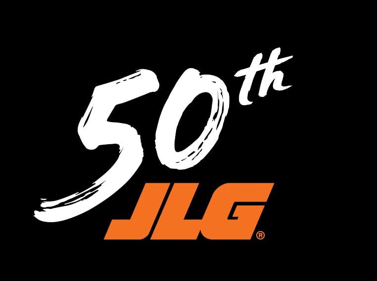 JLG 50th logo