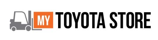 MyToyota Store logo with white box