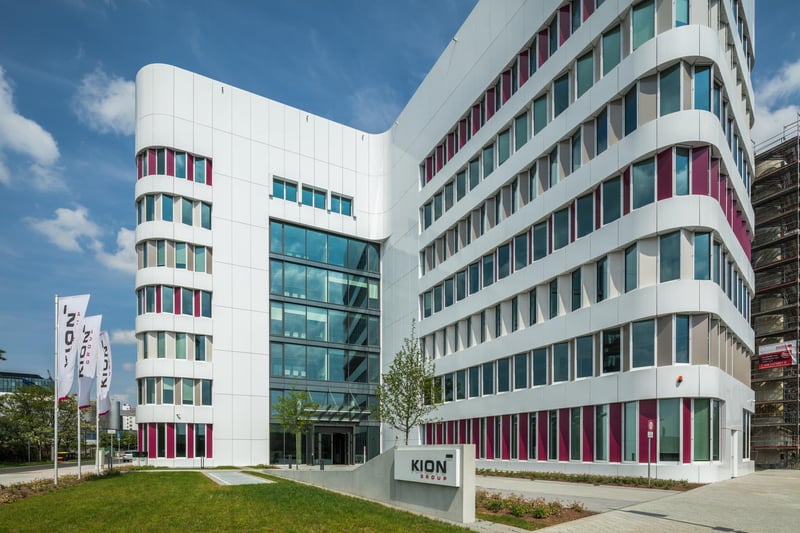 Die KION-Konzernzentrale in Frankfurt / The headquarters of KION in Frankfurt