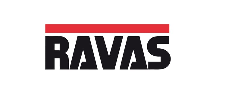Ravas (logo met lijn)