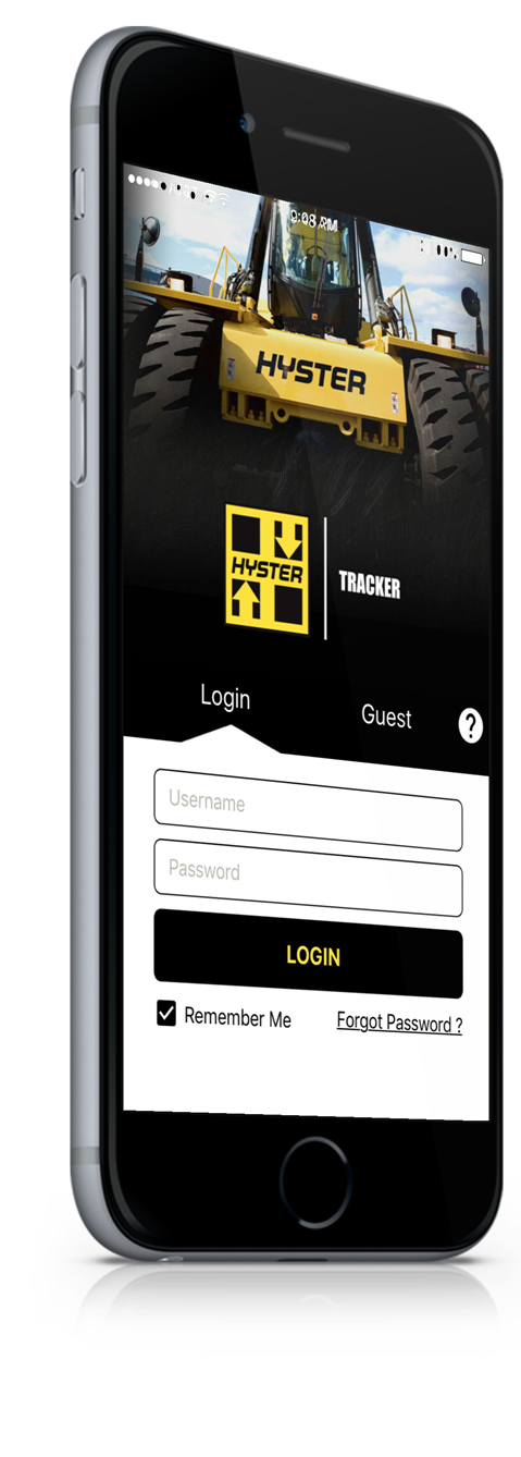 Hyster Tracker Mobile App 1