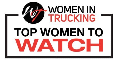Women to Watch logo with white background