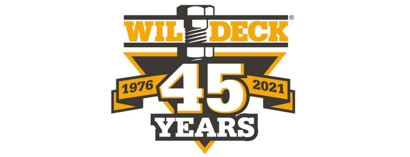 WilDeck 45 years logo