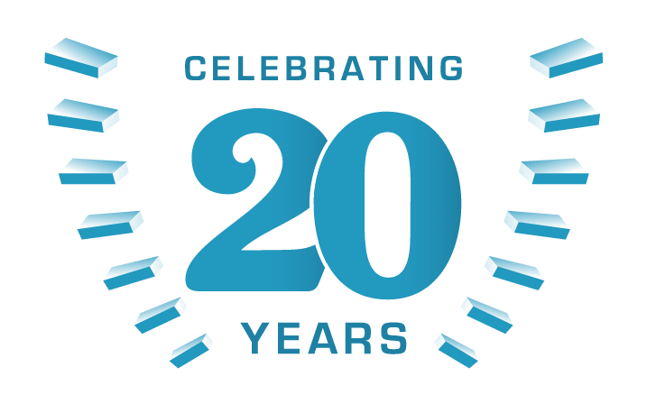 NMC 20-year logo