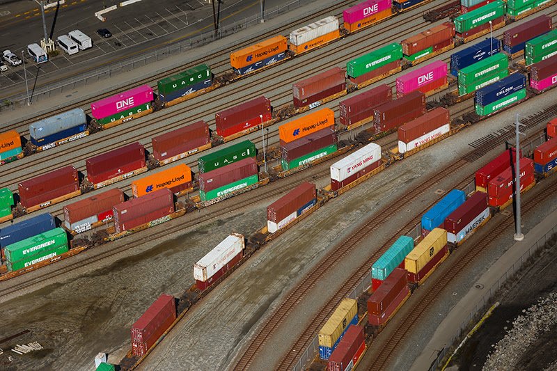 Port of Long Beach rail yard