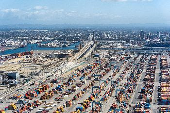 Port of Long Beach aerial