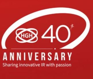HGH 40th anniversary logo