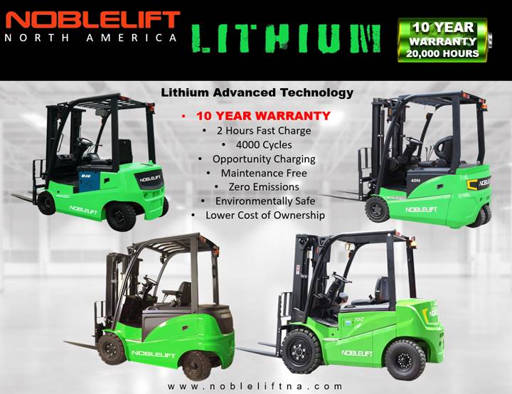 Noblelift lithium warranty 2022