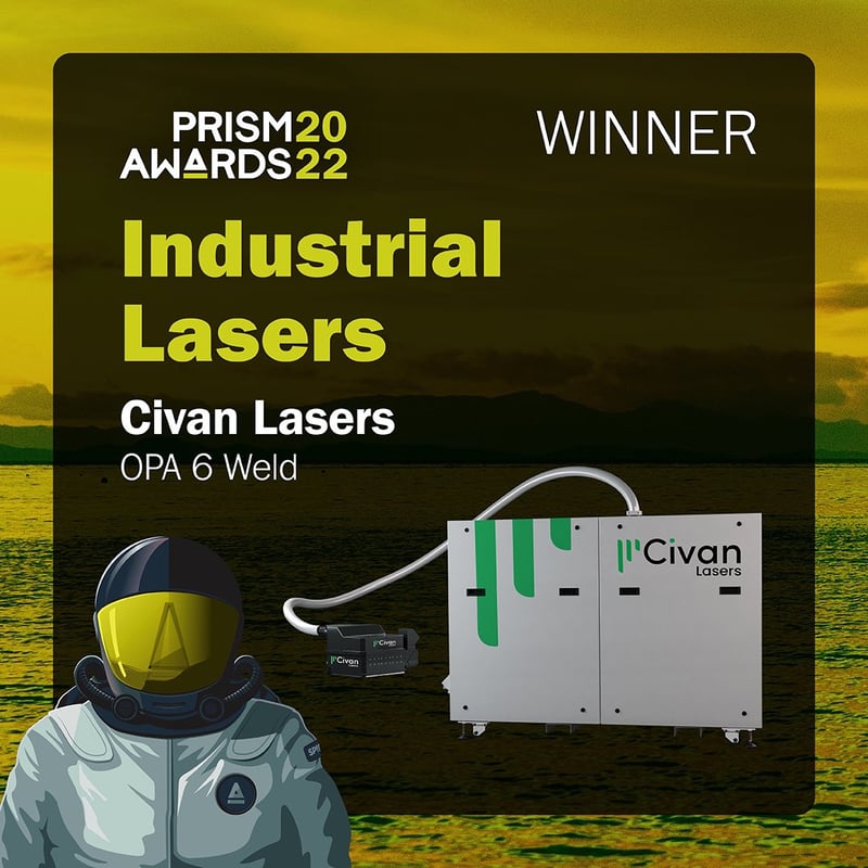 OPA 6 weld Industrial Laser winner