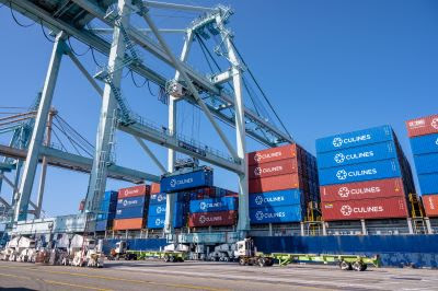 Port of Long Beach containers