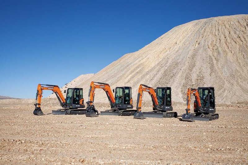 Doosan 7 Series mini excavators