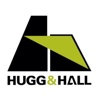 Hugg & Hall logo with white background
