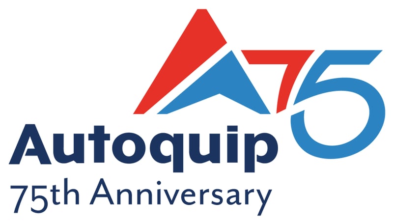 Autoquip 75th anniversary logo