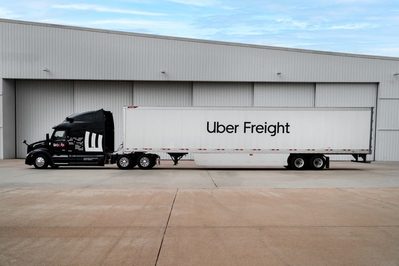 Waabi and Uber Frieght truck