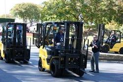 Hyundai Forklift hosts North American dealer event, equipment demo