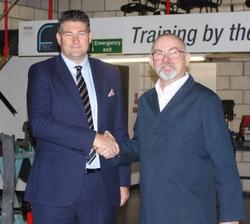 Crown donates forklift to UK training facility