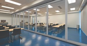 HUFCOR announces GF Series Acoustical GlassWall with spans up to 45 feet