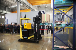 Hyundai Construction Equipment develops driverless autonomous forklift
