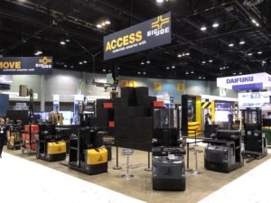ProMat attendees access the latest offerings from Big Joe Forklifts
