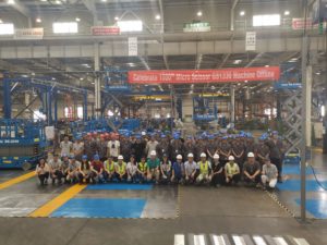 Terex AWP celebrates milestone in production