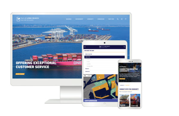 Port of Long Beach new website image