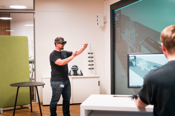 Using virtual reality technology, visitors will be able to maneuver through their system and identify changes at an early stage before the system is built. (Source: Optima)