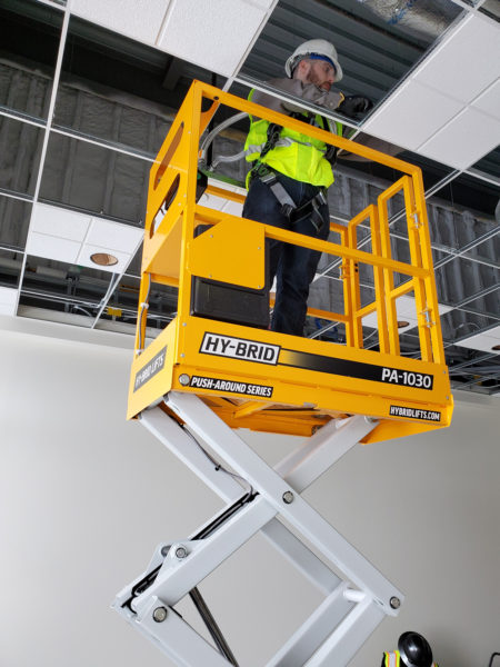 Equipment Finders Inc. (EFI) sees success improving jobsite safety with the introduction of PA-1030 push-around lifts from Hy-Brid Lifts.