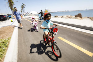 New Bike-Walk Path open at Long Beach Waterfront