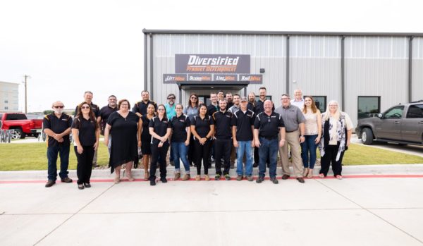 Diversified Grand opening with staff