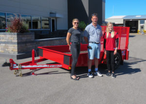 Kostreba backs the red with winning bid on the 2021 Trailer for a Cause Auction