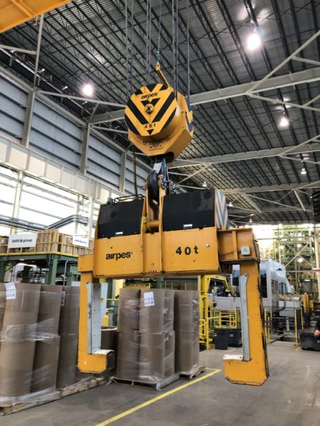 A specific hook and lower block package can be retrofitted to the existing crane or built new. image