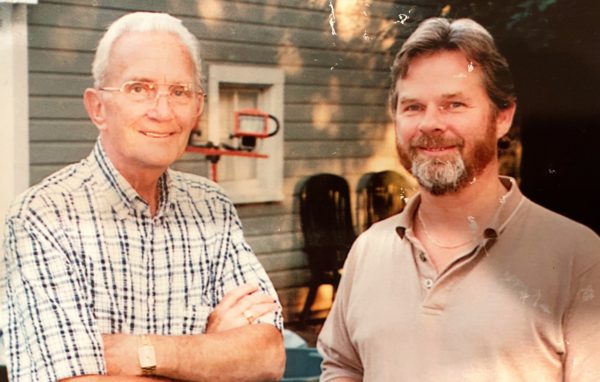 Preben with his dad, Svend Eckart Hansen image