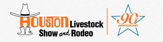 Houston Livestock Show and Rodeo 90th logo