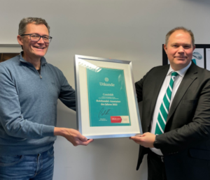 Combilift is named Timber Trade Supplier of the year from an Austrian timber publication