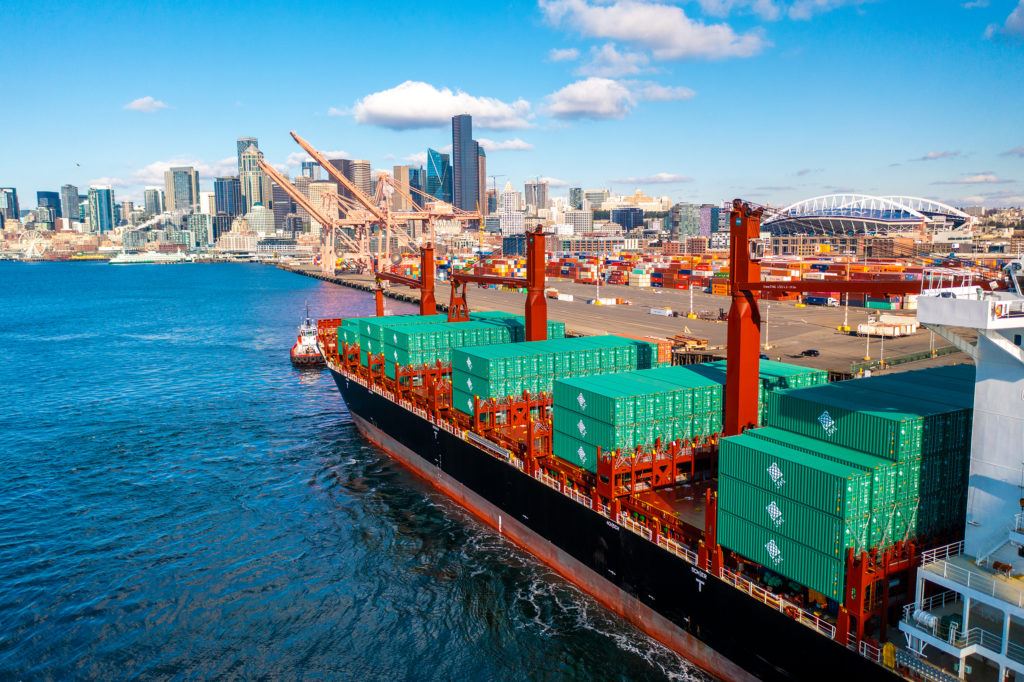 UWL container photo, Port of Seattle arrival image