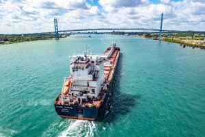 Year over year Cargo Traffic consistent with last year on US Great Lakes as of end of November