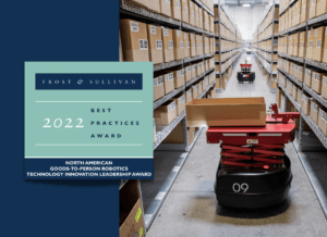 inVia Robotics wins the  2022 Technology Innovation Goods-to-Person Robotics Award from Frost & Sullivan