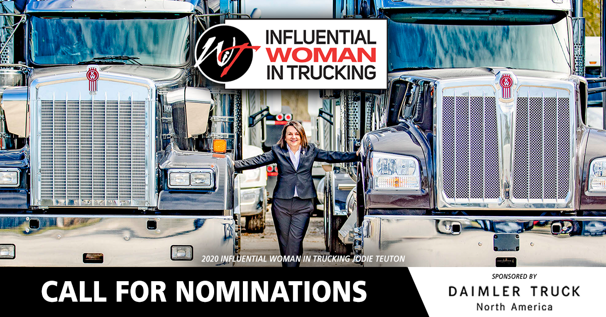 2022-Influential-Woman-in-Trucking-Award-Call-for-Nominations image