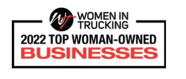 2022 Top Women in Trucking logo