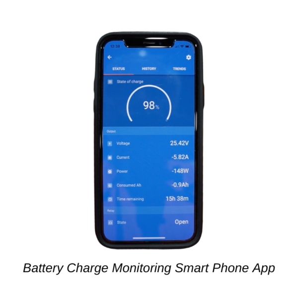 Battery Charge Monitoring Smart Phone App image