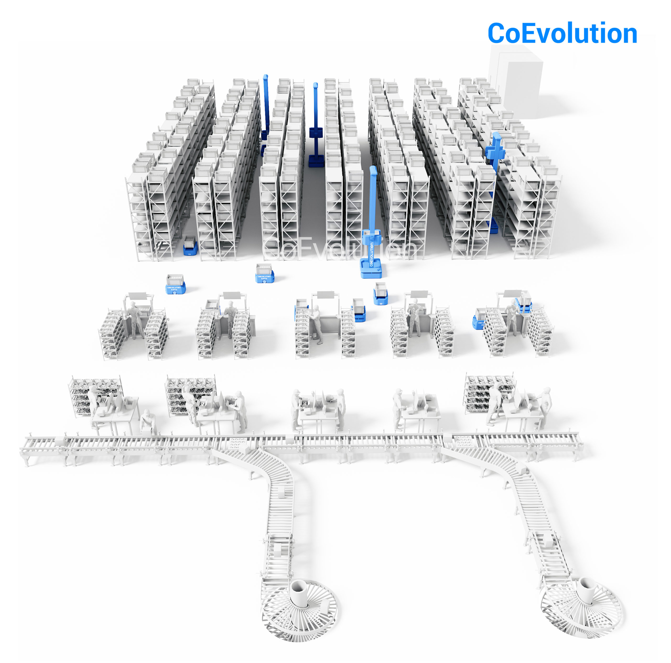 CoEvolution's solutions allow mobile robots from multiple vendors to be integrated into automation solutions