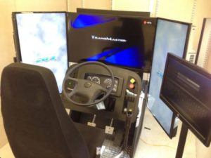 Women In Trucking Association’s Educational Trailer features Custom Driver Training Simulator