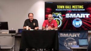 WATCH Video Town Hall Featuring the presidents of the two largest Rail Unions discuss the proposed contract