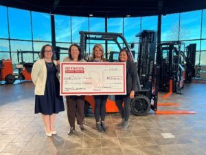 Toyota Material Handling formalizes partnership with unique nonprofit Anchor House