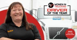 Call for Nominations: Women In Trucking 2023 Driver of the Year Award