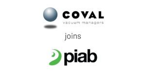 Coval and piab logos 2023
