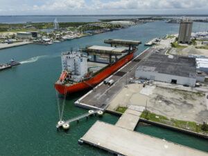 First Cargo Vessel arrival at Port Canaveral’s newly rebuilt North Cargo Berth 3